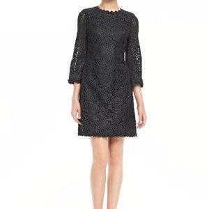 Kate Spade Lace 3/4 Sleeve Quinn Black Dress